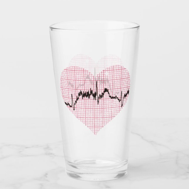Heart Beat VII Glass (Front)
