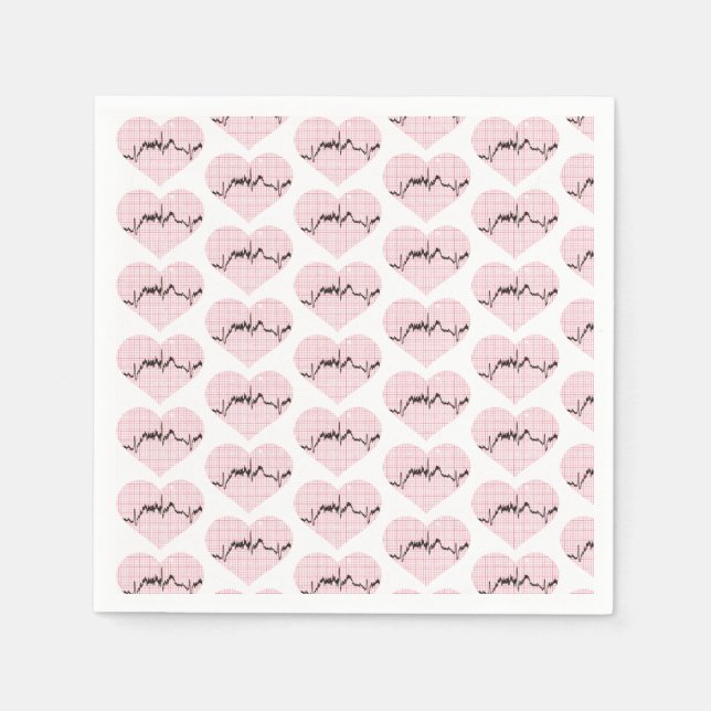 Heart Beat VII Napkins (Front)