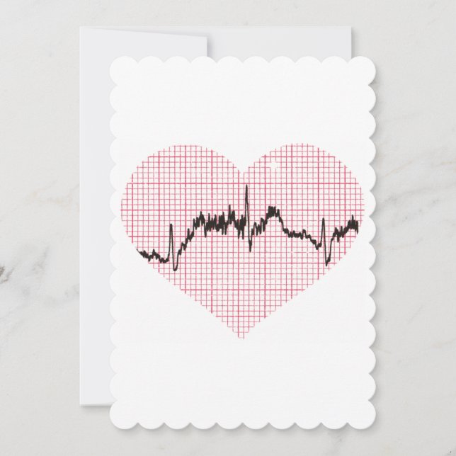 Heart Beat VII Thank You Card (Front)