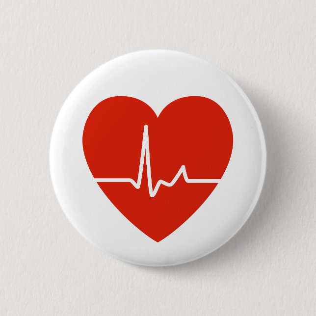 Heart Beats Button (Front)