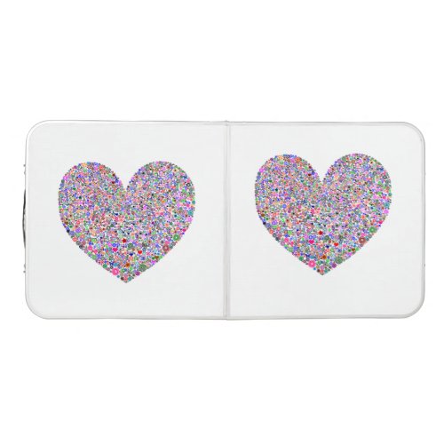 Heart Beer Pong Table
