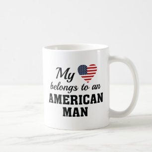 Heart Belongs American Coffee Mug