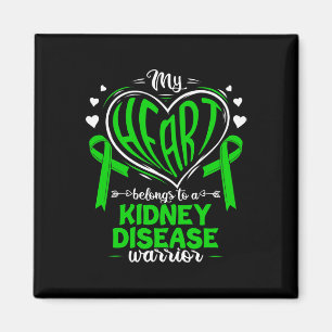 Heart Belongs To A Kidney Disease Warrior Kidney D Magnet