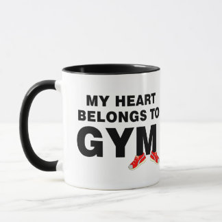 Heart Belongs To Gym Mug