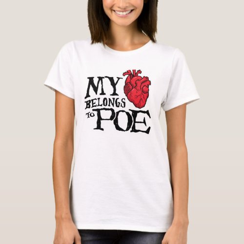 Heart Belongs to Poe Womens T_Shirt