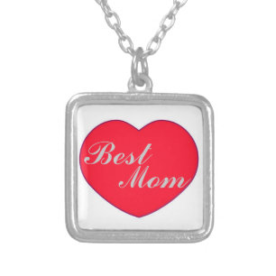Heart Best Mom Necklace