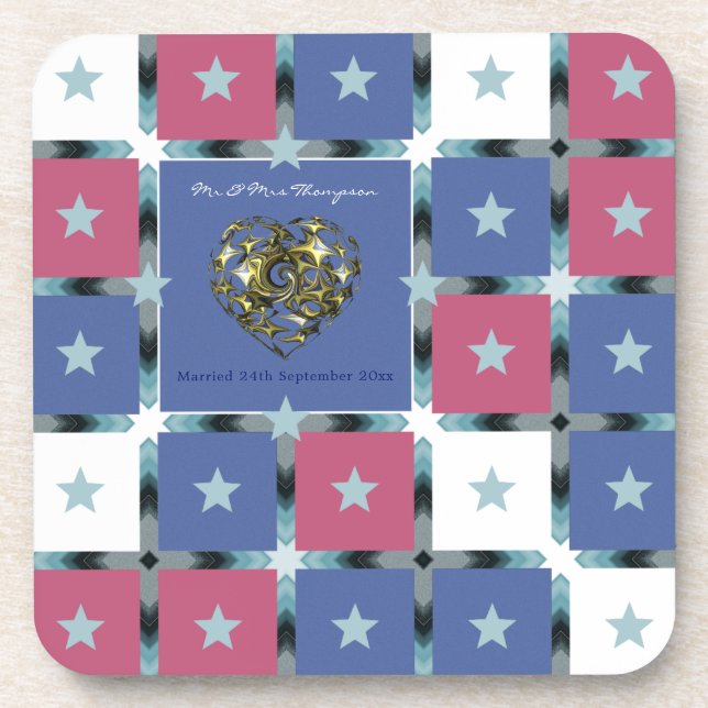 Heart Beverage Coaster (Front)