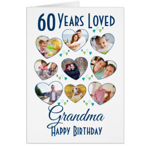 Heart Birthday Photo Collage