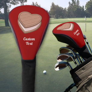 Heart Biscuit Golf Head Cover