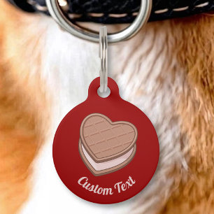 Heart Biscuit Pet ID Tag