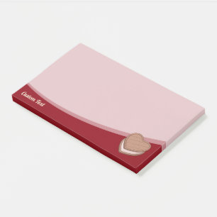 Heart Biscuit Post-it Notes