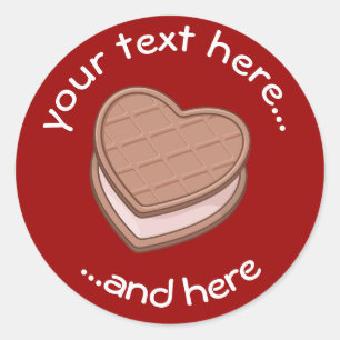 Heart Biscuit Sticker