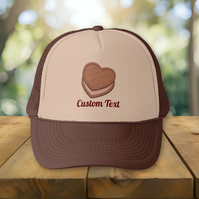 Heart biscuit trucker hat (Creator Uploaded)