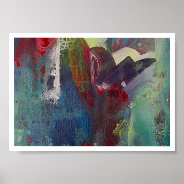 Heart Bits 5x7 Original Art Print (Front)