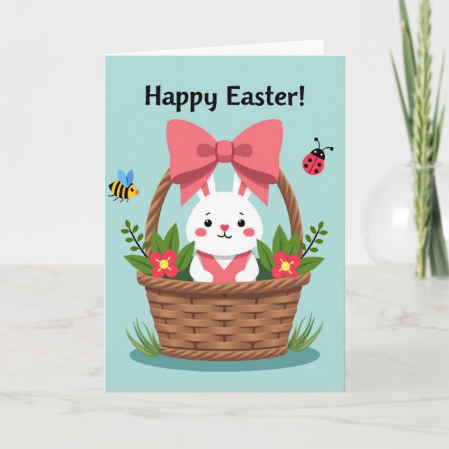 Heart Blooms Easter Card (Front)