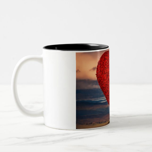  Heart Blossom Mug  (Left)