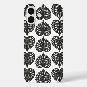 Heart Bones iPhone 16 Plus Case