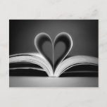 Heart Book Photography Postcard at Zazzle