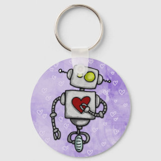 heart bot keychain