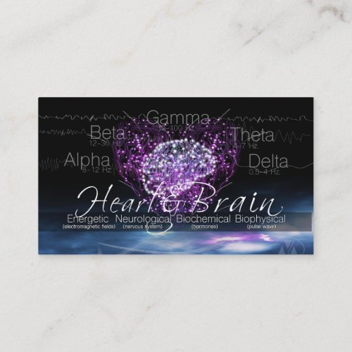 Heart  Brain Communication Business Card