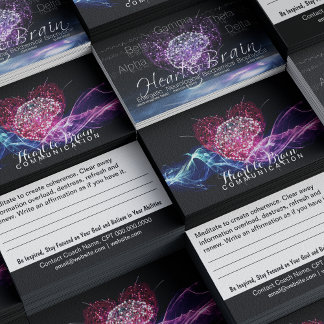 Heart Brain Empower Coaching Business Card