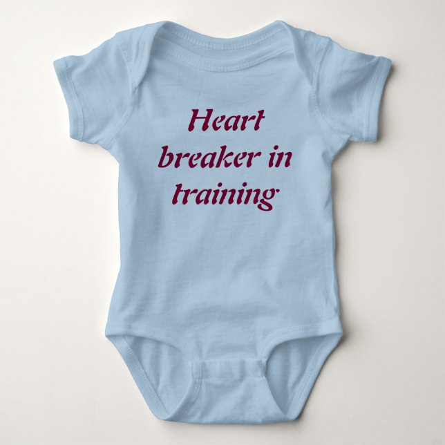 Heart breaker  creeper. baby bodysuit (Front)