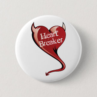 heart breaker pinback button