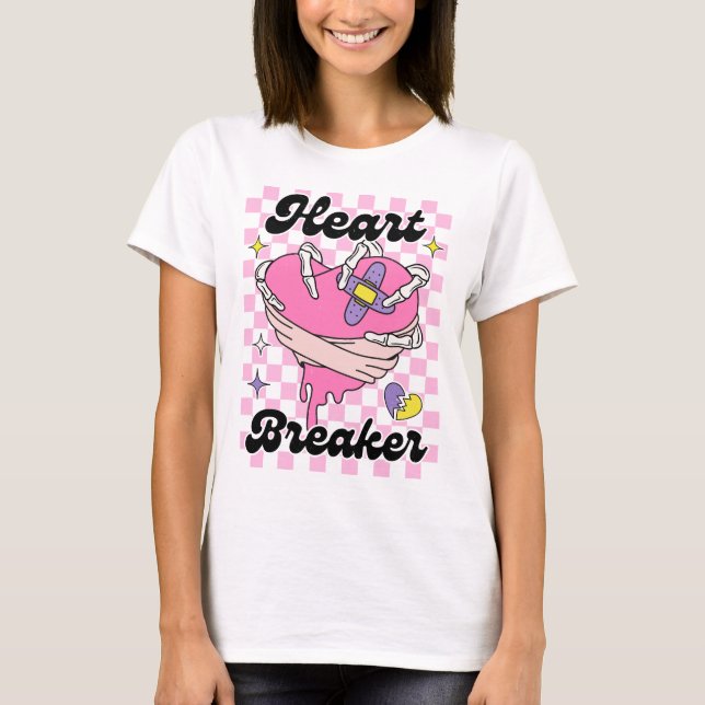 Heart Breaker Valentines Day T-Shirt (Front)