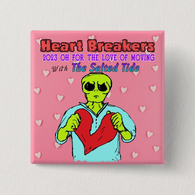Heart Breakers Button (Front)