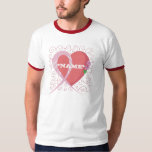 Heart Breast Cancer Customizable B... - Customized T-Shirt