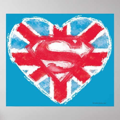 Heart British S_Shield Poster