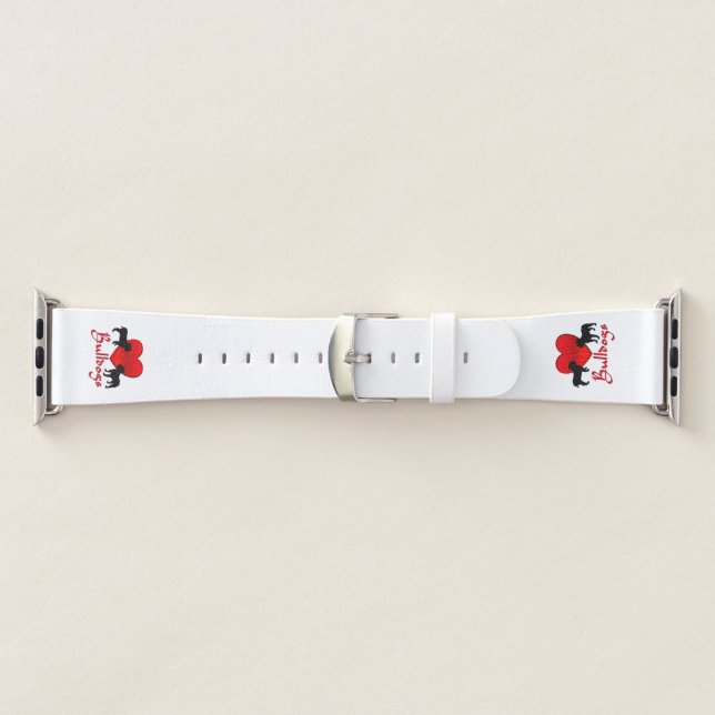 Heart Bulldogs Apple Watch Band (Band)