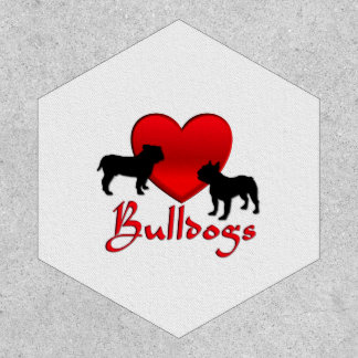 Heart Bulldogs Patch