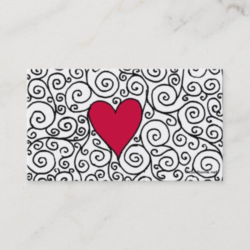 Heart Business Card