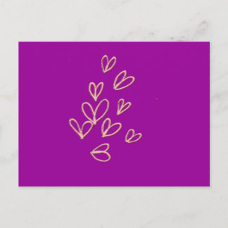 Heart Butterflies Postcard