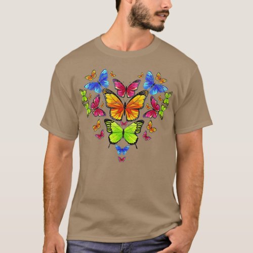 Heart Butterfly 1  T_Shirt