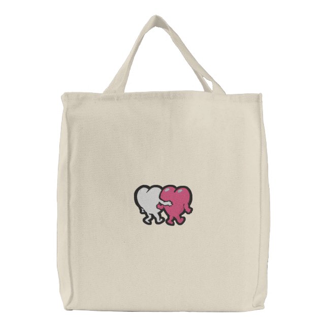 Heart Butts Arm in Arm Tote (Front)