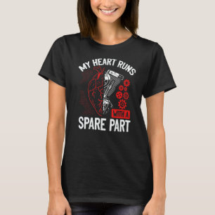 Heart Bypass Heart Transplant Survivor Open Heart T-Shirt