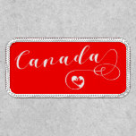 Heart Canada, Canadian Flag Patch at Zazzle