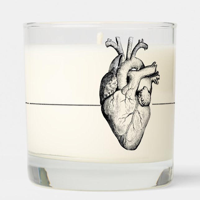 HEART CANDLE (Left)