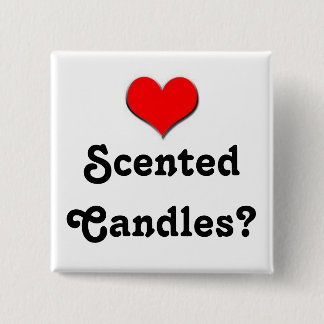 Heart Candles Pinback Button