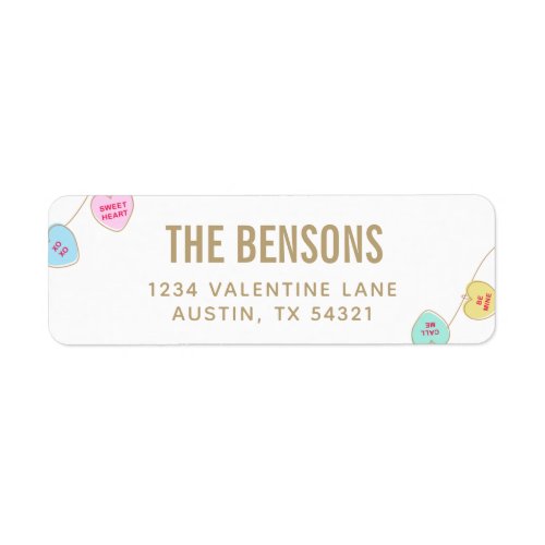 Heart Candy Address Labels