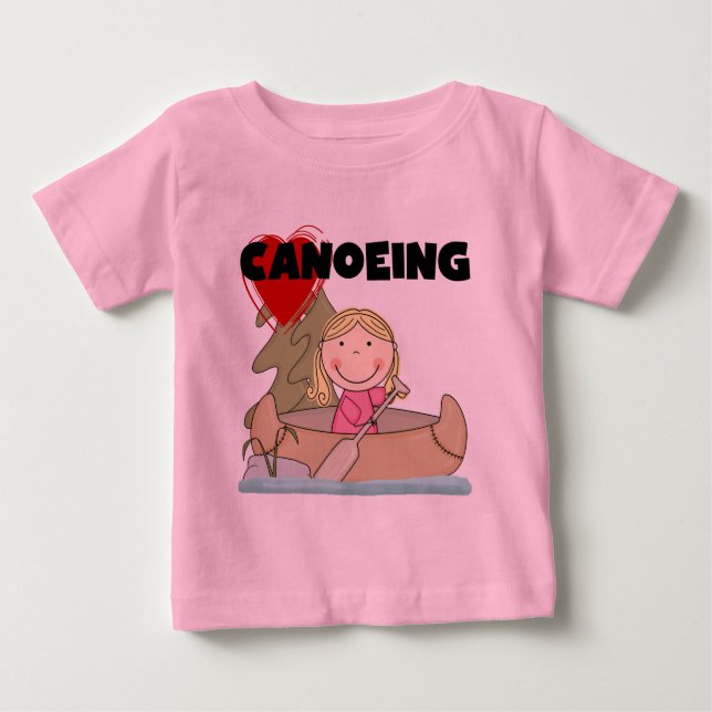 Heart Canoeing Tshirts and Gifts (Front)