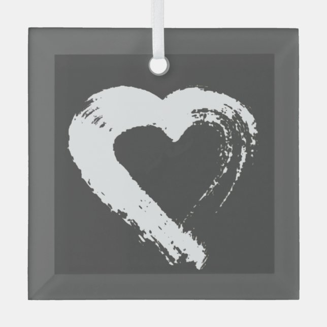 Heart Car Ornament (Front)