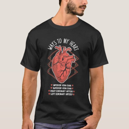 Heart Cardiology Echo Medical Student Cardiologist T_Shirt