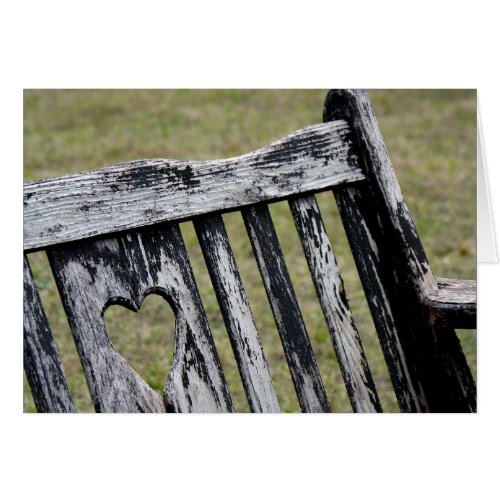 Heart Carved Wooden Chair Back