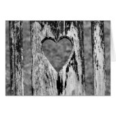 Heart Carved Wooden Chair Back (Front Horizontal)