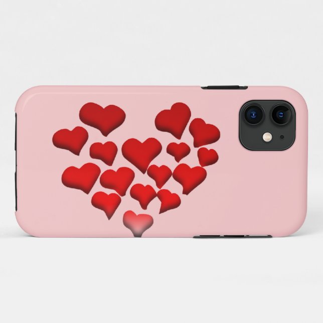 Heart Case-Mate iPhone Case (Back (Horizontal))
