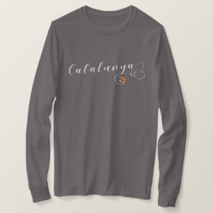 Heart Catalunya Flag, Catalonia T-Shirt