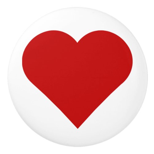 Heart Ceramic Knob